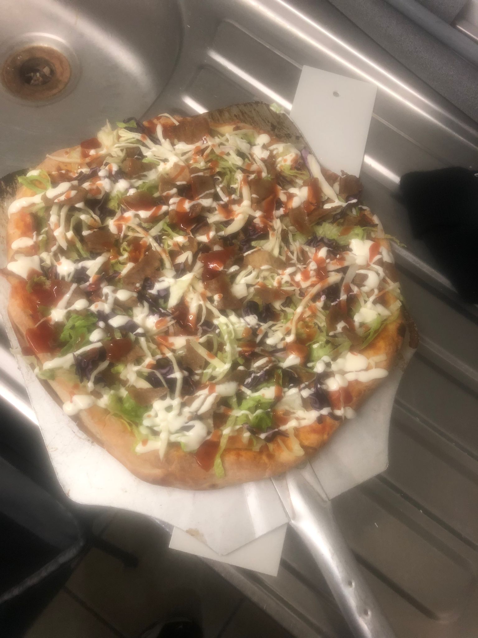 Kebab Pizza